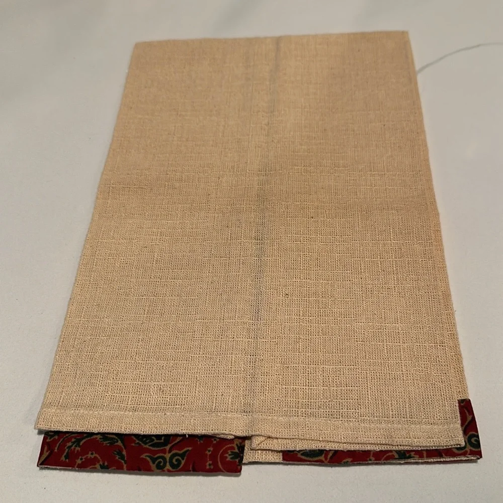 Vintage Handmade Kitchen Hand Towel Christmas tree